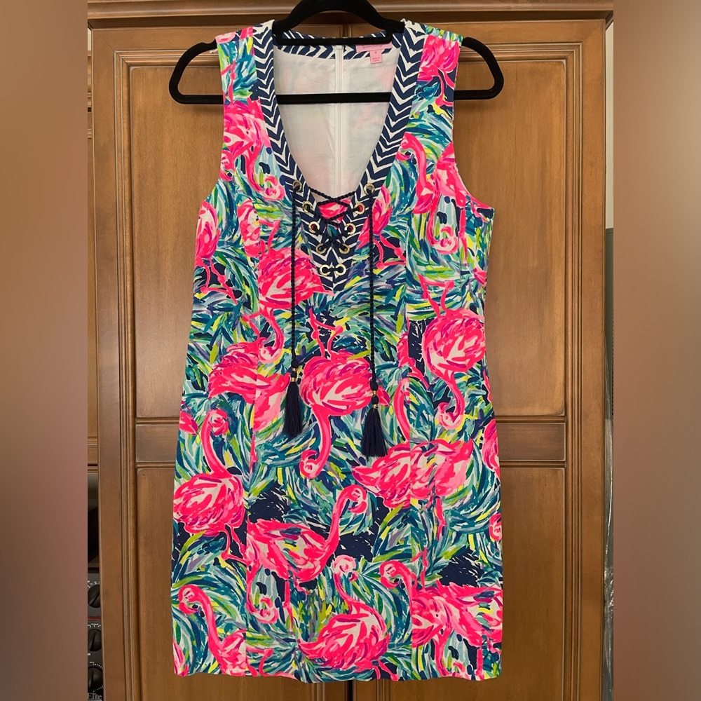 Lilly Pulitzer flamingo dress